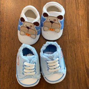 3 pair of Crib shoes